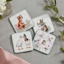 Wrendale Wildflowers Pack of 4 Tablemats or Coasters additional 5