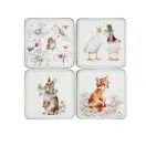 Wrendale Wildflowers Pack of 4 Tablemats or Coasters additional 6