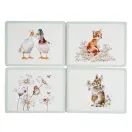 Wrendale Wildflowers Pack of 4 Tablemats or Coasters additional 2