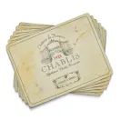 Pimpernel Pack of 6 Vin de France Tablemats or Coasters additional 1