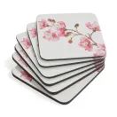 Pimpernel Set of 6 Pink Blossom Tablemats or Coasters additional 8