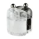 Grunwerg Condimates Acrylic Salt and Pepper Set Black and White additional 1
