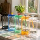 Grunwerg Chiaro 8 Cup Cafetiere Blue with Yellow Lid additional 3