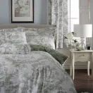 The Lyndon Company Duvet Cover Toile De Jouy Sage Green additional 7