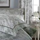 The Lyndon Company Duvet Cover Toile De Jouy Sage Green additional 3
