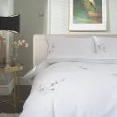 The Lyndon Company Cherry Blossom Embroidered Cotton Duvet Set additional 3