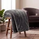 Deyongs Hockley Faux Fur Throw Grey 150x200cm additional 2