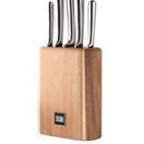 Taylors Eye Witness Dunbar Five Piece Mirror Polished Knife &amp; Acacia Wood Block Set BH05203 additional 1