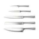 Taylors Eye Witness Dunbar Five Piece Mirror Polished Knife &amp; Acacia Wood Block Set BH05203 additional 2