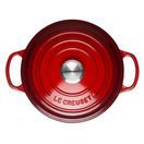 Le Creuset Cerise Signature Cast Iron Round Casserole Dish 28cm additional 2