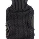 Hot Water Bottle with Knitted Cover &amp; Pockets 2ltr additional 2