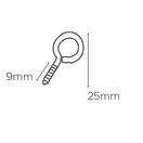 Speedy Net Curtain Wire &amp; Hooks additional 5