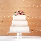 Clear Acrylic Square Pedestal Cake Stand additional 2