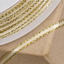 Club Green Satin / Lurex Ribbon Ivory/Gold additional 1