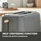Tower Scandi 2 Slice Toaster Grey T20027G additional 6