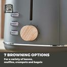 Tower Scandi 2 Slice Toaster Grey T20027G additional 9