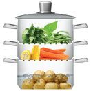 KitchenCraft Clearview Steamer 3 Tier 20cm additional 5