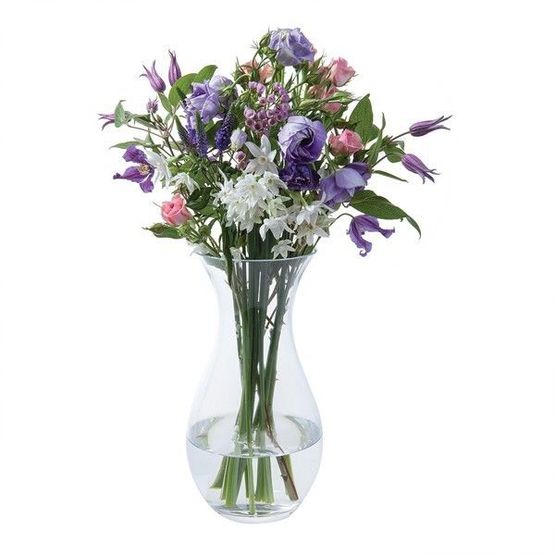 Dartington Crystal Flower Garden Foliage Vase VA3132