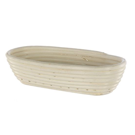Eddingtons Banneton Fibre Oval Ridged Bread Basket 1kg