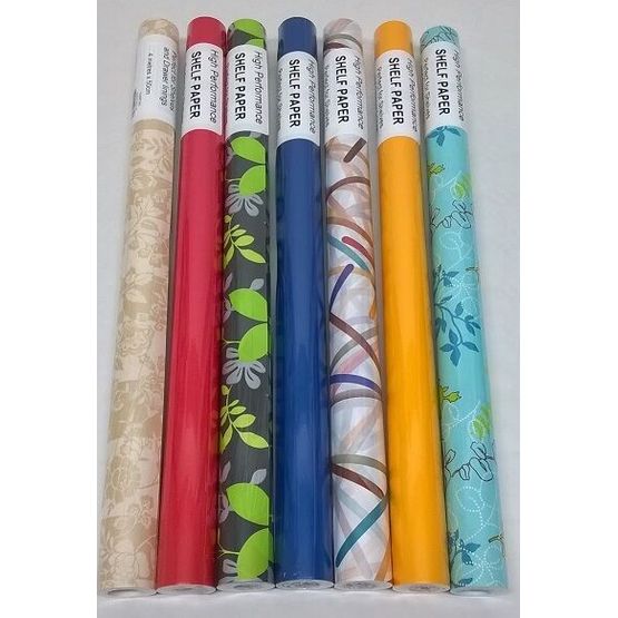 Shelf Lining Paper Assorted 4mtr Roll
