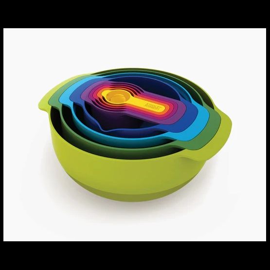 Joseph Joseph Nest9 Plus Multi Coloured Bowl Set 40031