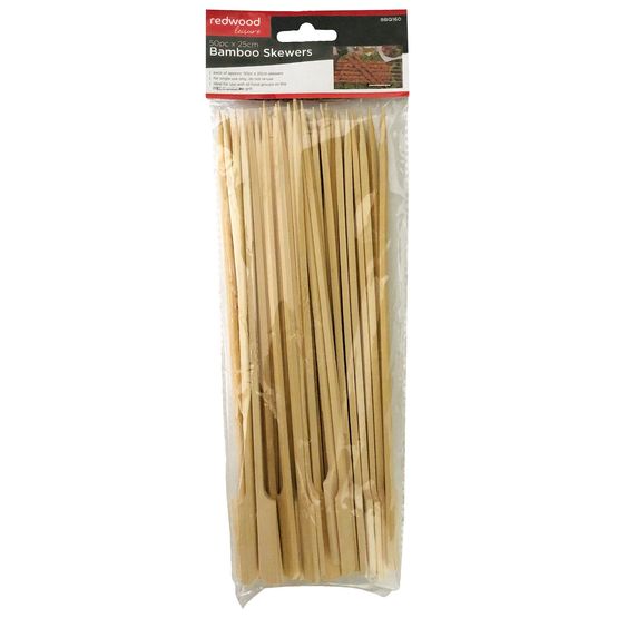 Redwood Bamboo Skewers 25cm BBQ160