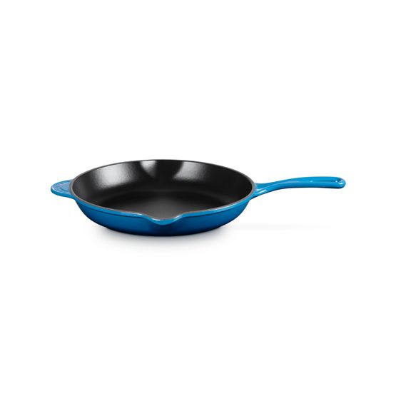 Le Creuset Cast Iron Round Skillet Marseille Blue 26cm
