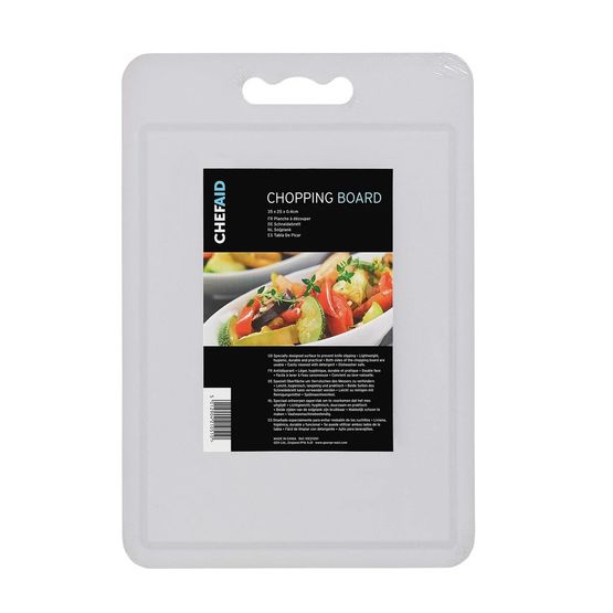 Chefaid White Chopping Board 35x25cm