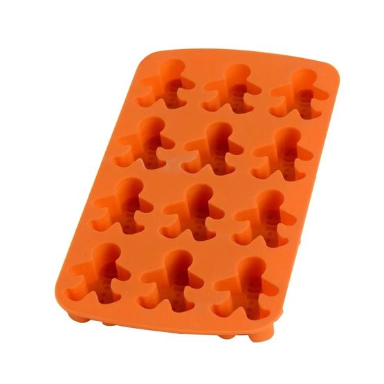 Christmas Gingerbread Man Silicone Tray 12 cup 70505