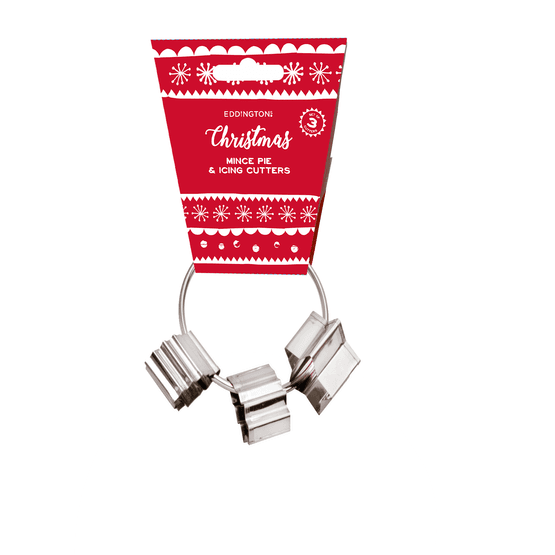 Festive Mini Cutters on Ring Set of 3