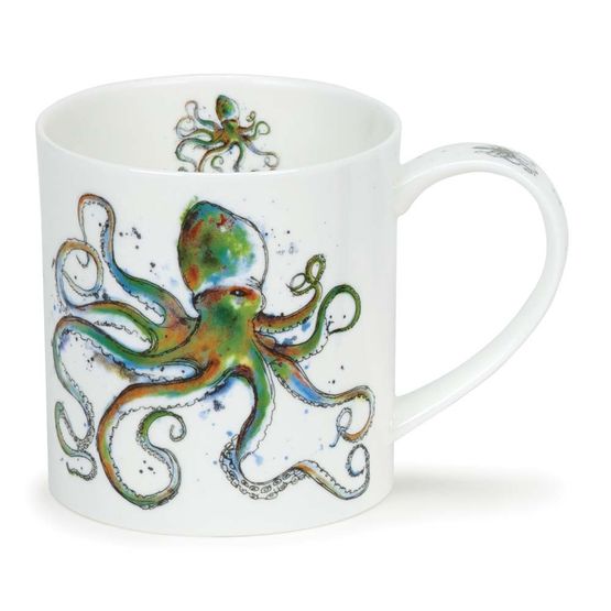 Dunoon Orkney DollyHotdogs Fine Bone China Mug - Tentacles