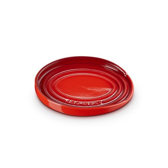 Le Creuset Stoneware Oval Spoon Rest Cerise