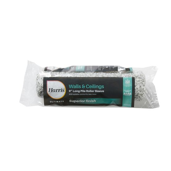 Harris Ultimate Walls &amp; Ceilings Long Pile Roller Sleeve 9in