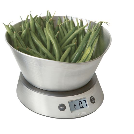 Taylor Pro Digital Dual Kitchen Scale &amp; Bowl 5kg
