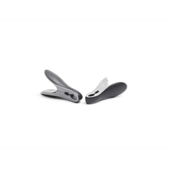Brabantia Smart Clothes Pegs (Pack of 8) Black and Grey