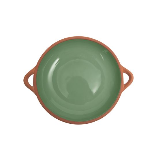 Dexam Sintra Glazed Terracotta Large Tapas Dish Green