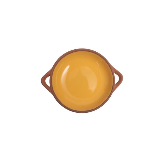 Dexam Sintra Glazed Terracotta Small Tapas Dish Ochre