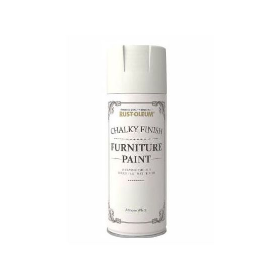 Rust-oleum Chalky Furniture Spray Paint 400ml Antique White