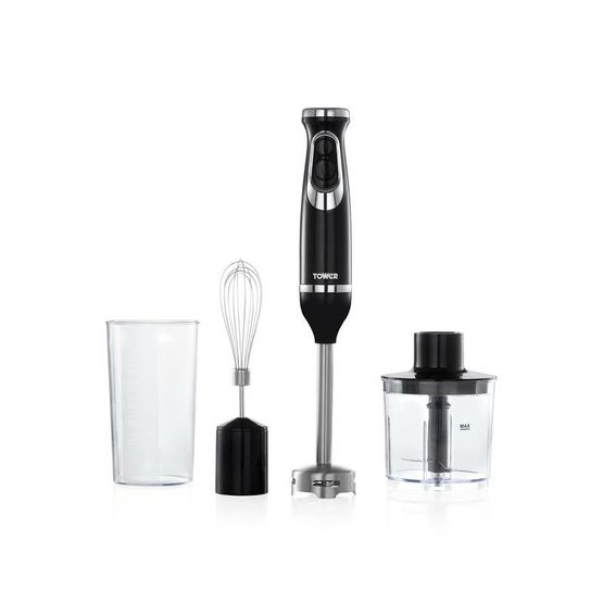 Tower 4 in 1 Hand Blender Black T12077