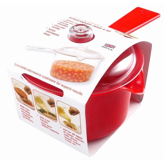 Good2heat Microwave Saucepan with Clear Lid