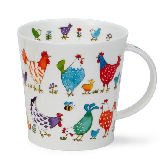 Dunoon Cairngorm Bright Bunch Chicken Fine Bone China Mug
