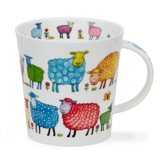 Dunoon Cairngorm Bright Bunch Sheep Fine Bone China Mug