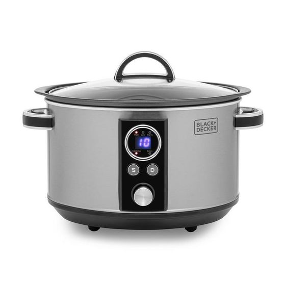 Black &amp; Decker Digital Slow Cooker 3.5ltr BXSC16044GB