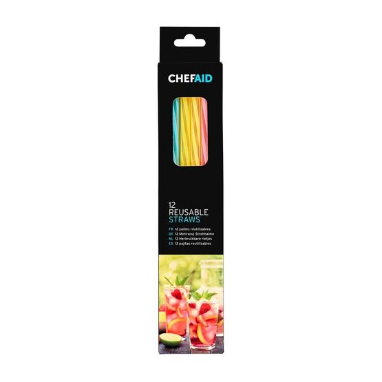 Chef Aid Reusable Straws 10E30036