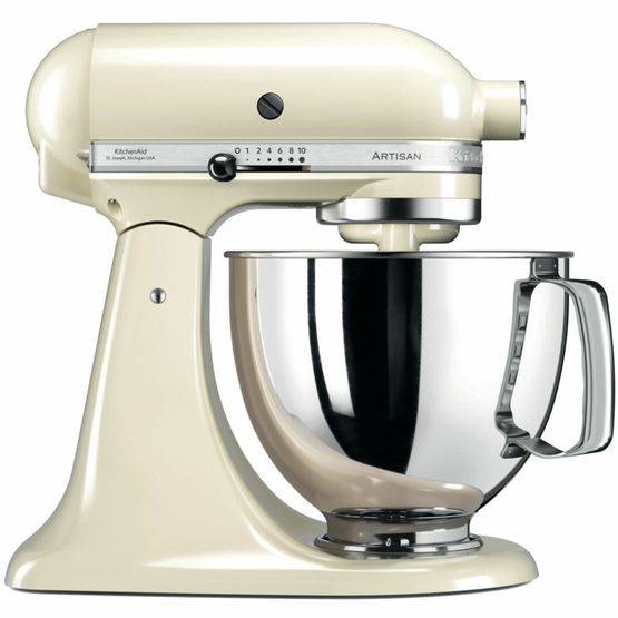 KitchenAid Artisan Stand Mixer 4.8L Almond Cream 5KSM125BAC