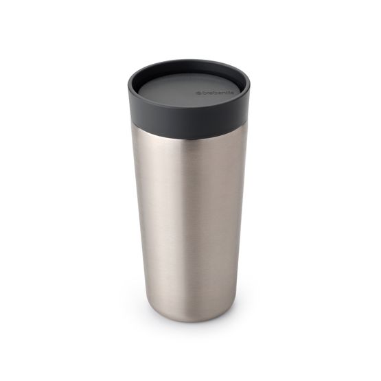 Brabantia Travel Mug Make &amp; Take 0.36ltr Dark Grey 228681
