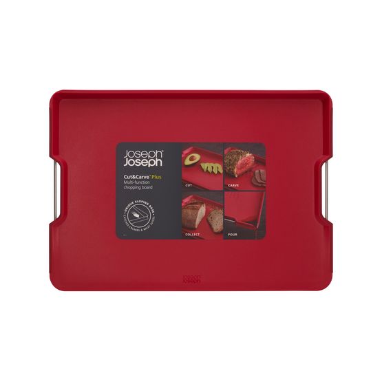 Joseph Joseph Cut &amp; Carve Plus Extra - Red