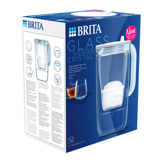 Brita Mx Pro Glass Water Filter Jug 2.5ltr