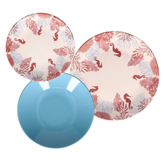 Rose &amp; Tulipani Sea Bed 18pc Table Set