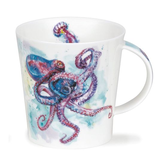 Dunoon Cairngorm Marine Life Tentacles Fine Bone China Mug